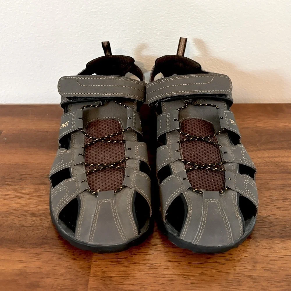Teva Men's Gray Sport Sandals Forebay 9